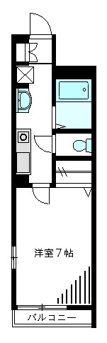 フォレスト高円寺 101号室 間取り