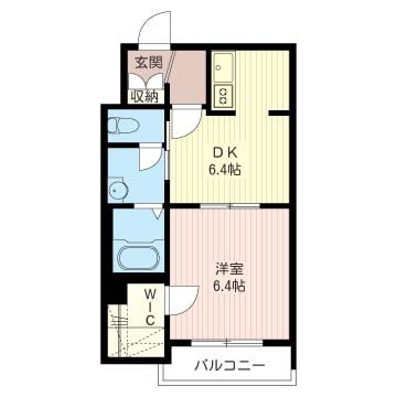 プライムガーデン 205号室 間取り