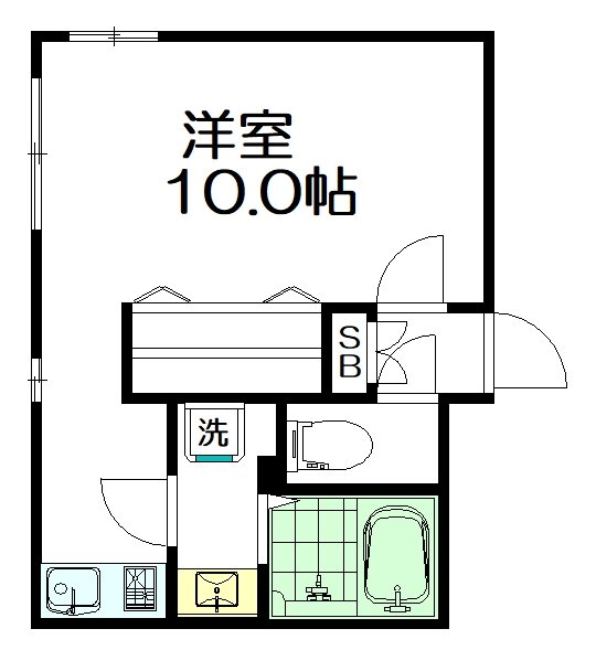 ブランシェ江古田 407号室 間取り