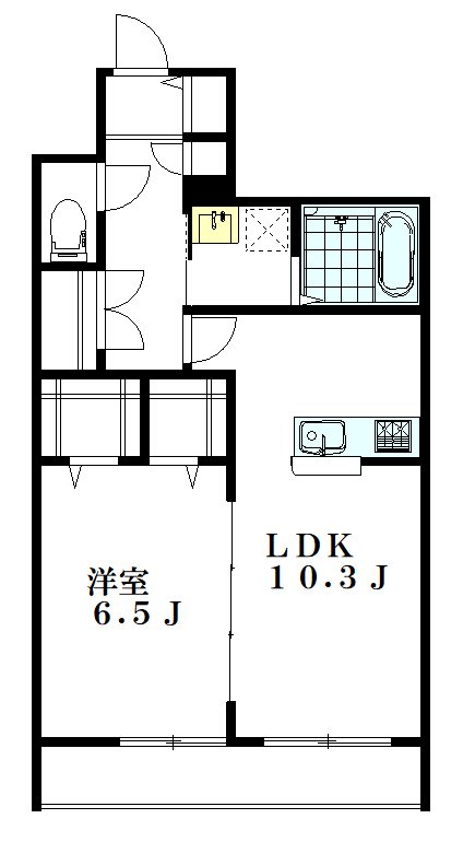 アークレジデンス  102号室 間取り
