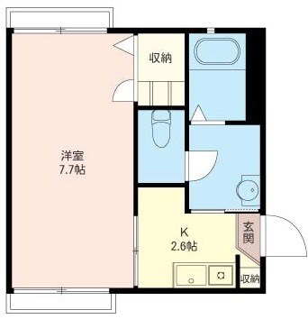 ゼルコバ 201号室 間取り