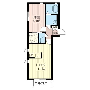 ゴルドエス 103号室 間取り