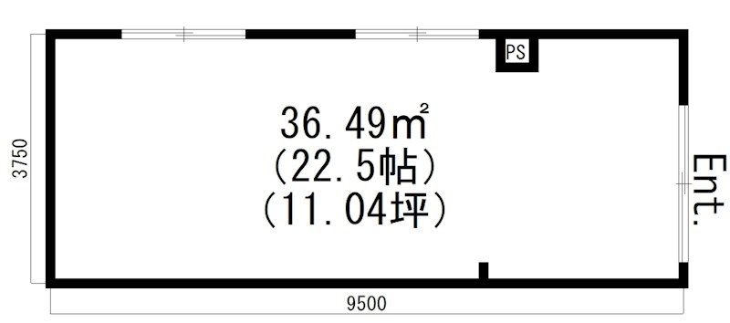 Villa Riso Eifuku（ヴィラ　リーゾ　エイフク） 1号室 間取り