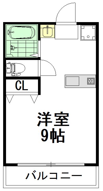 パインヒルハイム C103号室 間取り