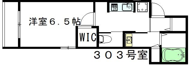 TNヒルズ東中野 303号室 間取り