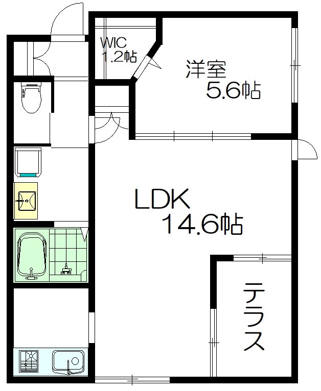 メゾン　エルム 103号室 間取り