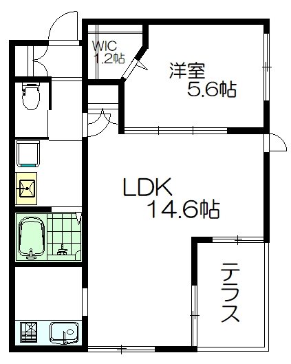 メゾン　エルム 103号室 間取り