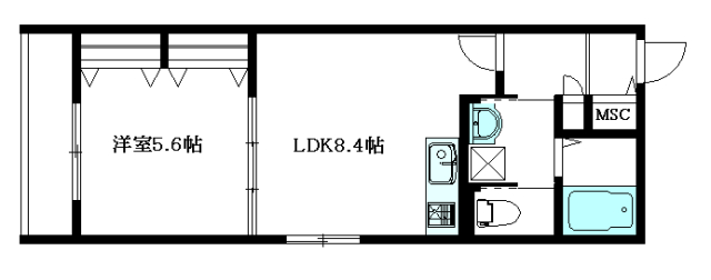Camp Nou（カンプノウ） 203号室 間取り
