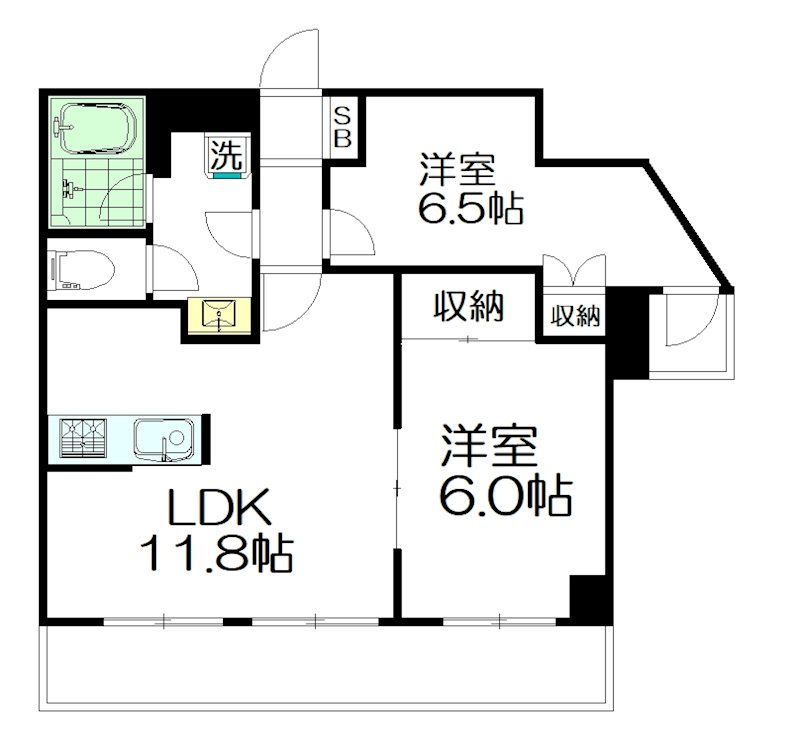 エッセンビル 501号室 間取り