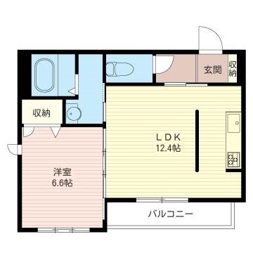 プリムローズ経堂 202号室 間取り