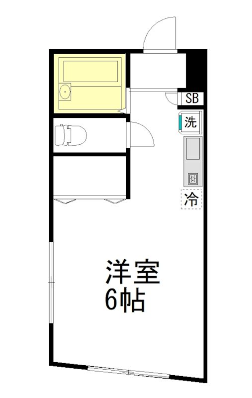 グルクスハイムⅠ 106号室 間取り