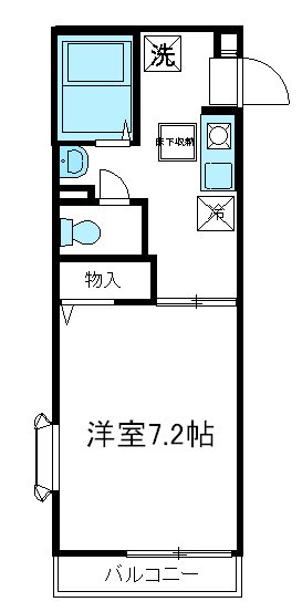 イーストコート 106号室 間取り