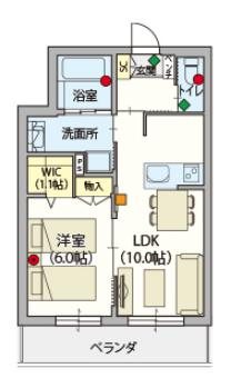 シニア限定 ヘーベルVillage 相模原 303号室 間取り
