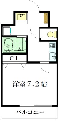 ガーディニア浜田山 205号室 間取り