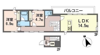 ヴィラリーゾ永福 301号室 間取り