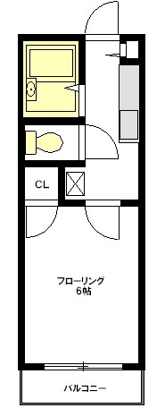 フラットアン 102号室 間取り