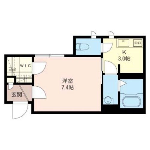 ハーベスト代々木上原 101号室 間取り
