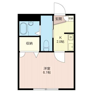 COCOMERO（ココメロ） 201号室 間取り