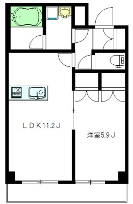 エアリーズ中野 ３０３号室 間取り