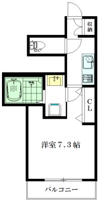 Ｅ2メゾン 203号室 間取り