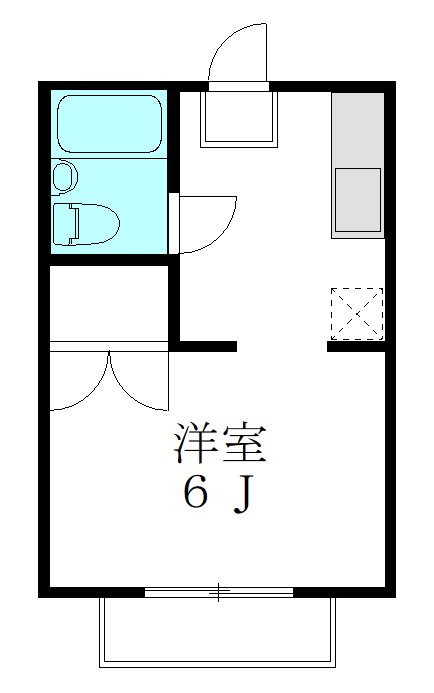 代田サンハイツ 103号室 間取り