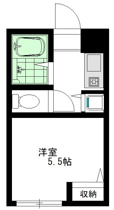 サザンヒルズ弐番館 306号室 間取り