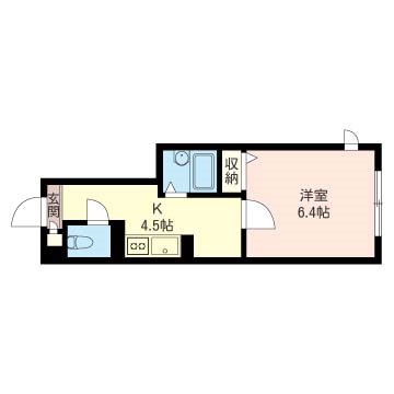 ベルローズ 102号室 間取り