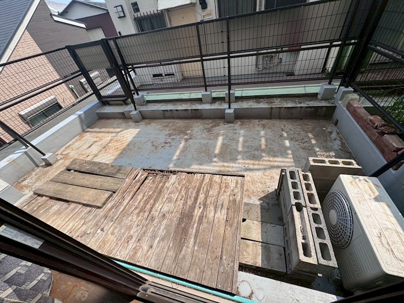 江原町住宅 ベランダ
