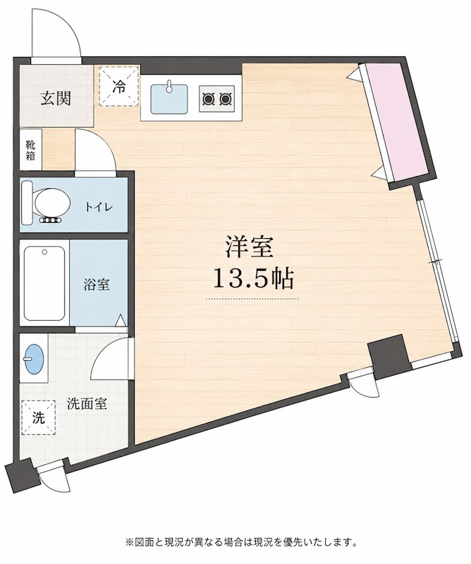 シンエイビル 203号室 間取り