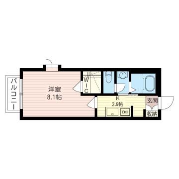 Grand Ciel下北沢（グランシェル） 106号室 間取り