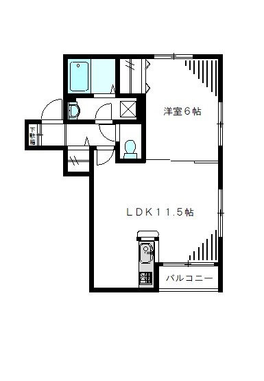 TA　MAISON　14（タメゾン） 302号室 間取り