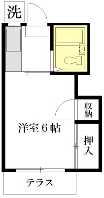 グリーンハイム 101号室 間取り