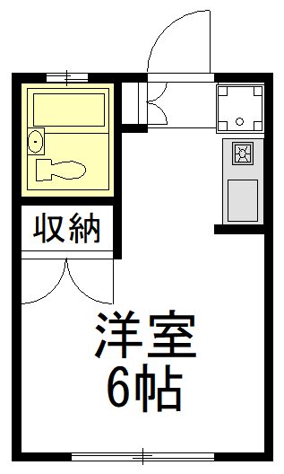 アトリエ 102号室 間取り