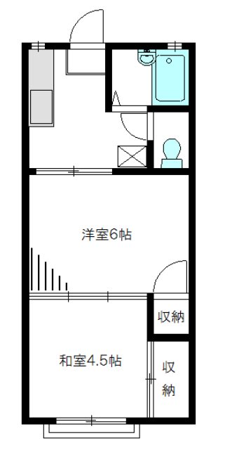 アネックスミキ 102号室 間取り