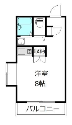 ペンパルU 403号室 間取り