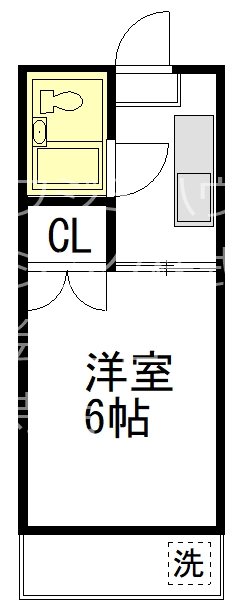 オレンジハイツ 205号室 間取り
