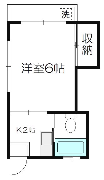 レジデンスアシムラ 204号室 間取り