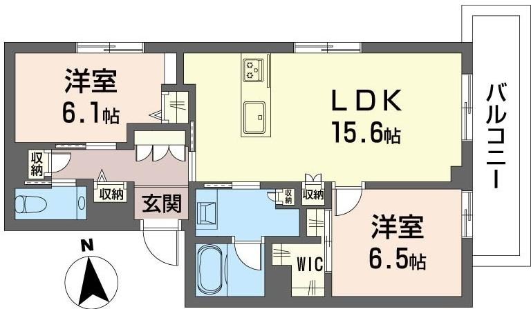グレースアグライア井の頭 301号室 間取り