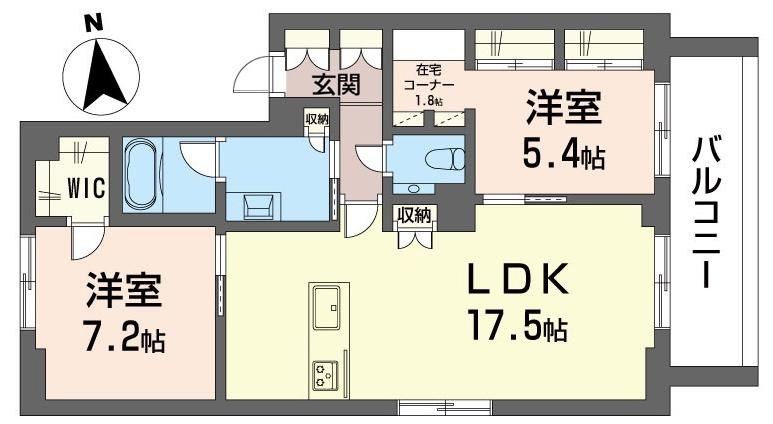 グレースアグライア井の頭 302号室 間取り