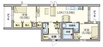 シニア限定 ヘーベルVillage 西荻窪善福寺  フォルス善福寺Ⅲ 113号室 間取り