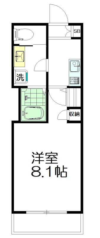 フォレストガーデン鷺宮Ⅰ 105号室 間取り