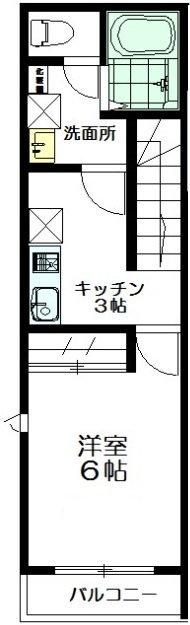AKハイツ 121号室 間取り