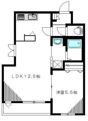 アルベージュ高円寺 102号室 間取り