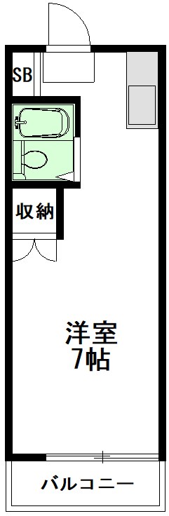 サンライズ２４ 203号室 間取り