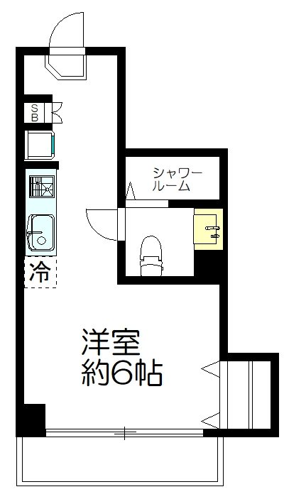 ハイムハラシマ 307号室 間取り