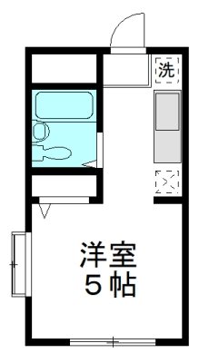 トップヒルズ上原 201号室 間取り