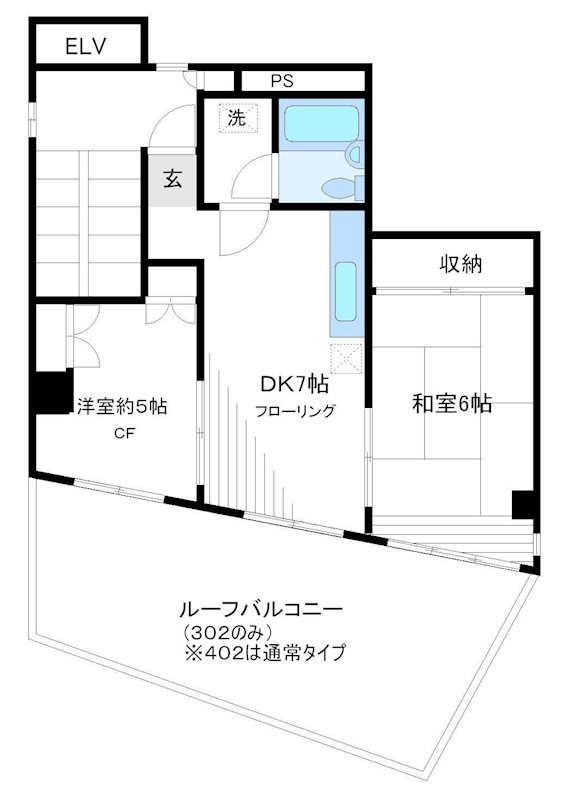 ＳＮビル 302号室 間取り