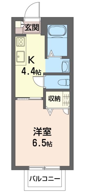 フィルム 202号室 間取り
