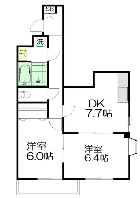 i-メゾン 302号室 間取り