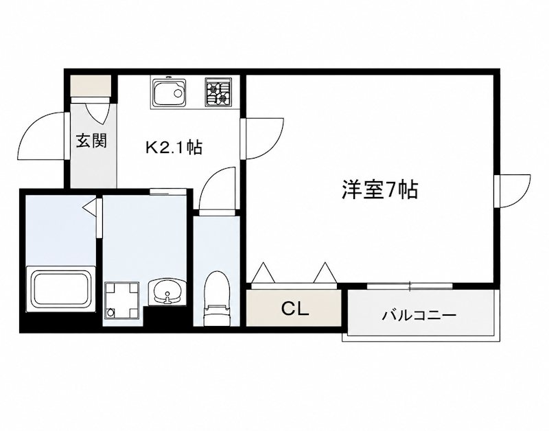 ヴィアーレ・セキ 202号室 間取り